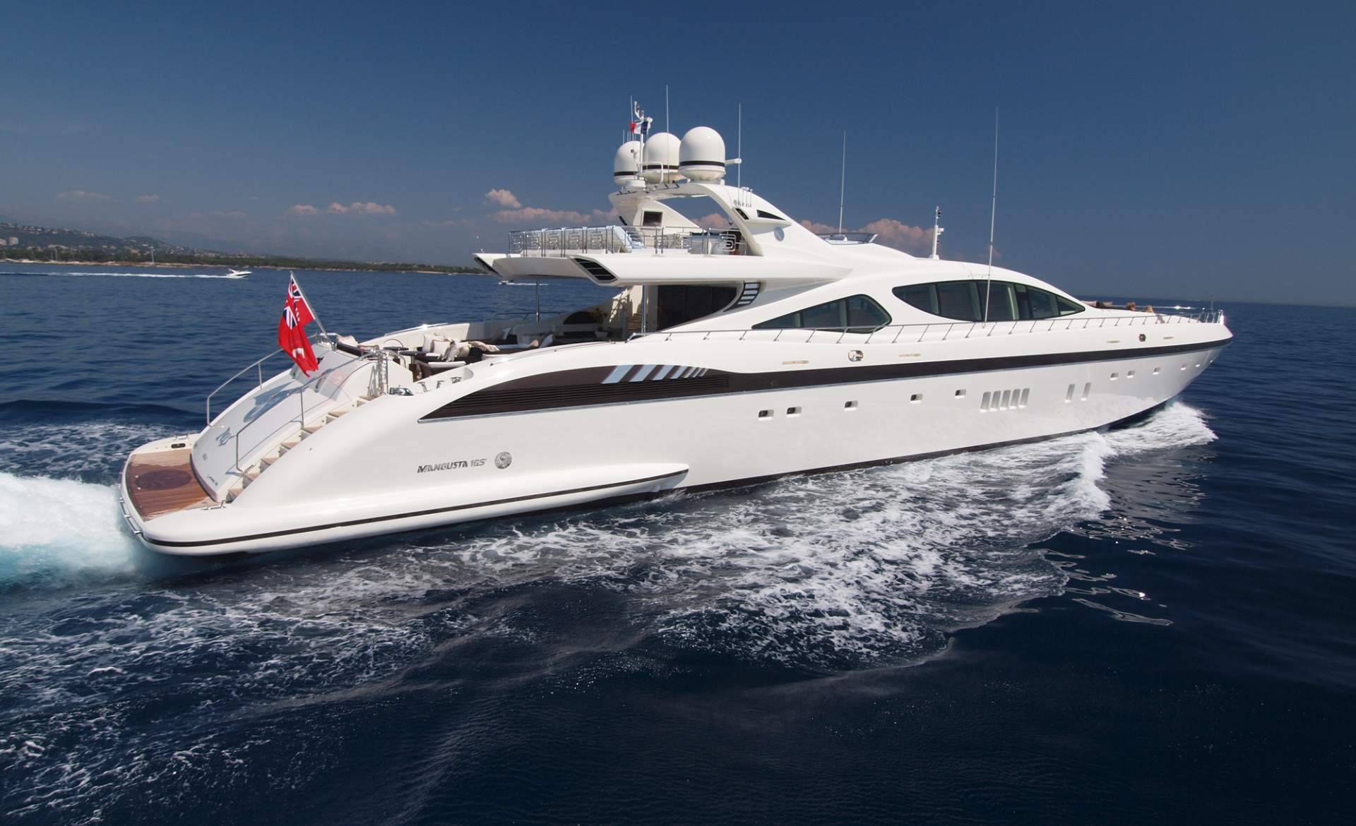 ZEUS Yacht Charter Details, Mangusta 165 Superyacht CHARTERWORLD